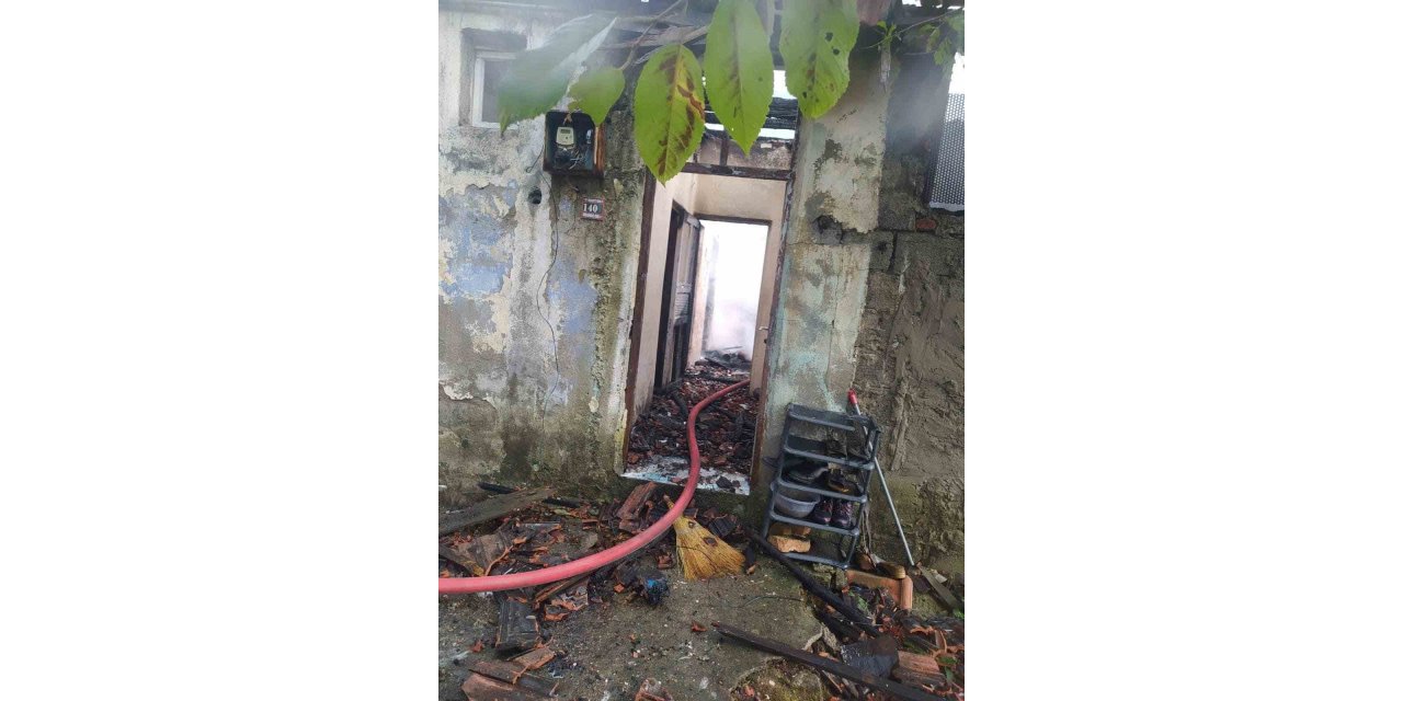 Yangında kullanılmaz hale geldi