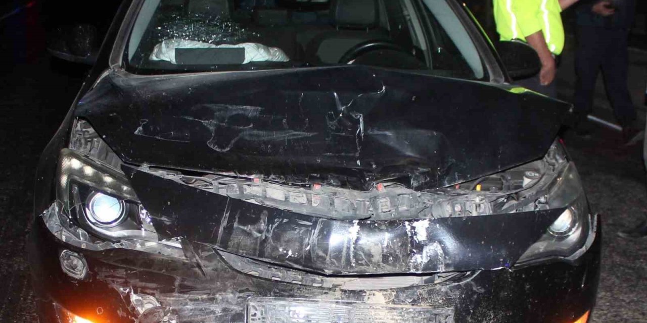 Manisa’da 2 otomobil çarpıştı: 1 yaralı