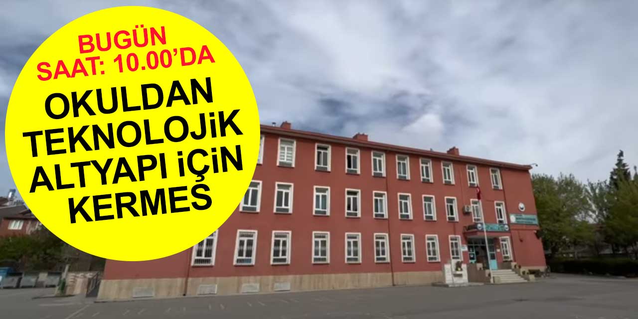 Konya'daki okul güvenliği için kermes düzenliyor