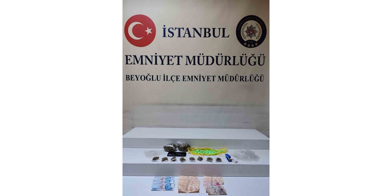 Beyoğlu’nda arama yapılan evden uyuşturucu çıktı: 1 gözaltı