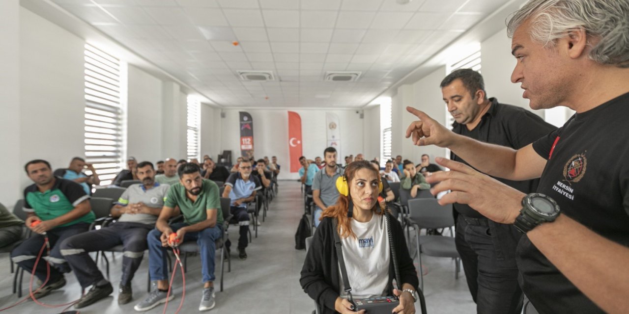 Yenişehir Belediyesi personeline kentsel arama kurtarma eğitimi