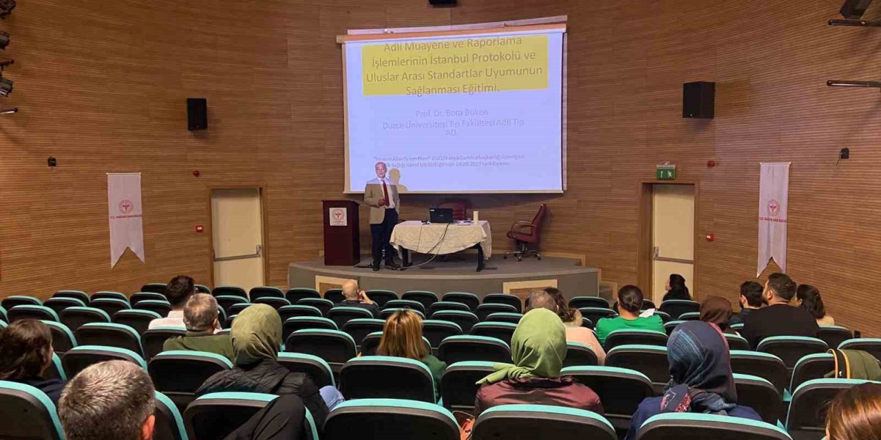 Hekimlere adli muayene ve raporlama eğitimi verildi