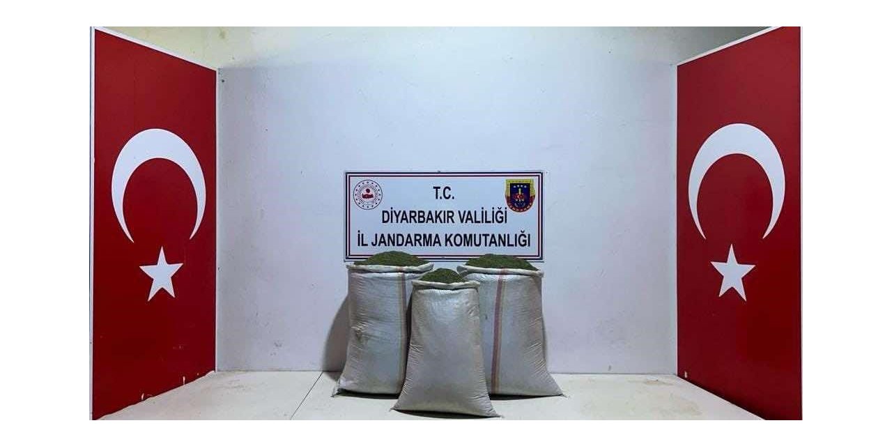 Diyarbakır’da 97 kilo toz esrar ele geçirildi