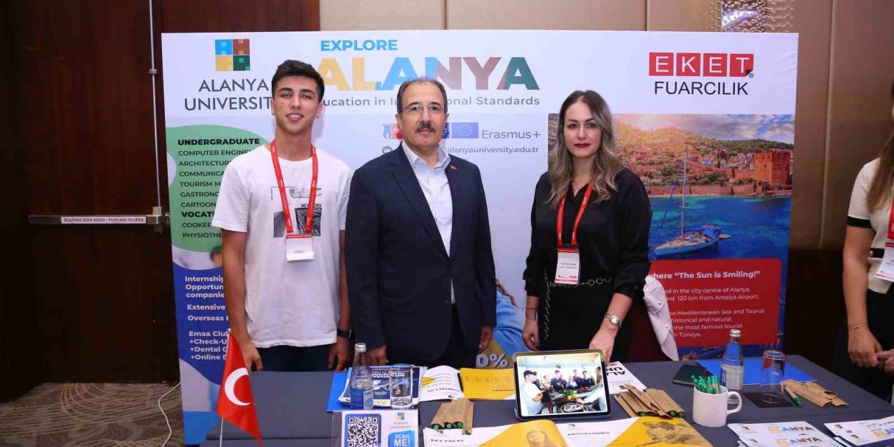 Alanya Üniversitesi, Türk Üniversiteleri Eğitim Fuarı’na katıldı