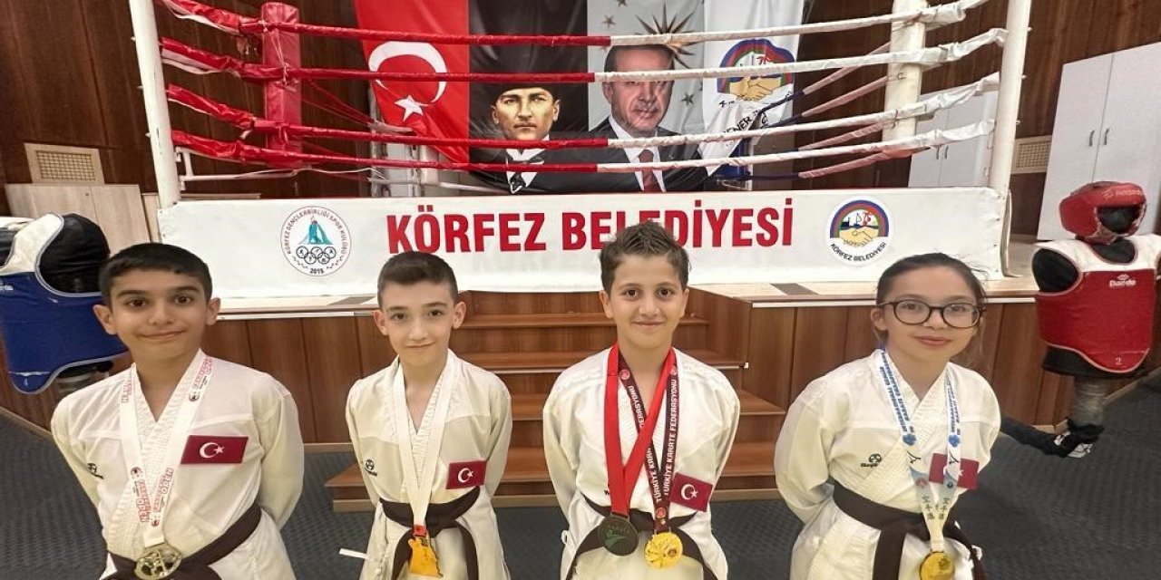 Körfez’de başarılı sporcular yetişiyor