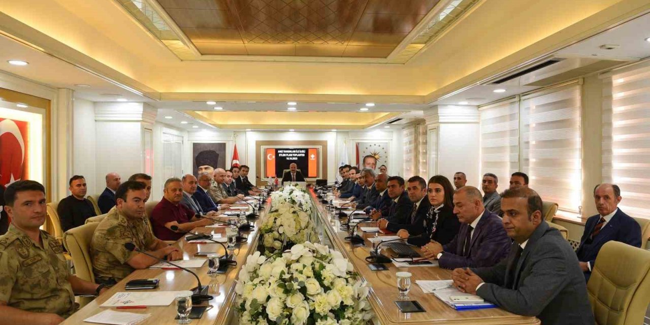 Batman’da anız yangınları ile mücadele toplantısı yapıldı