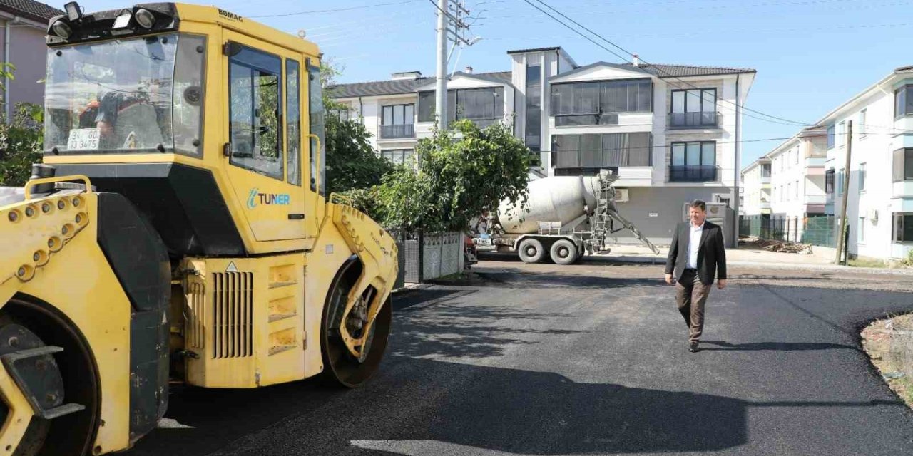 Akyazı’nın o mahallesinde sokaklar yenileniyor