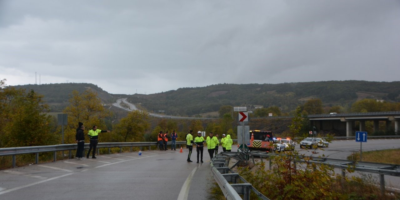 Yağmur kazaya yol açtı