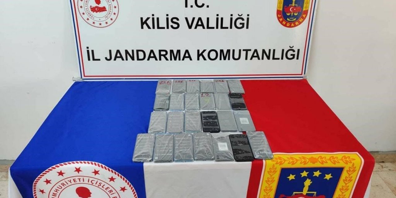 Kilis’te 25 adet kaçak telefon yakalandı