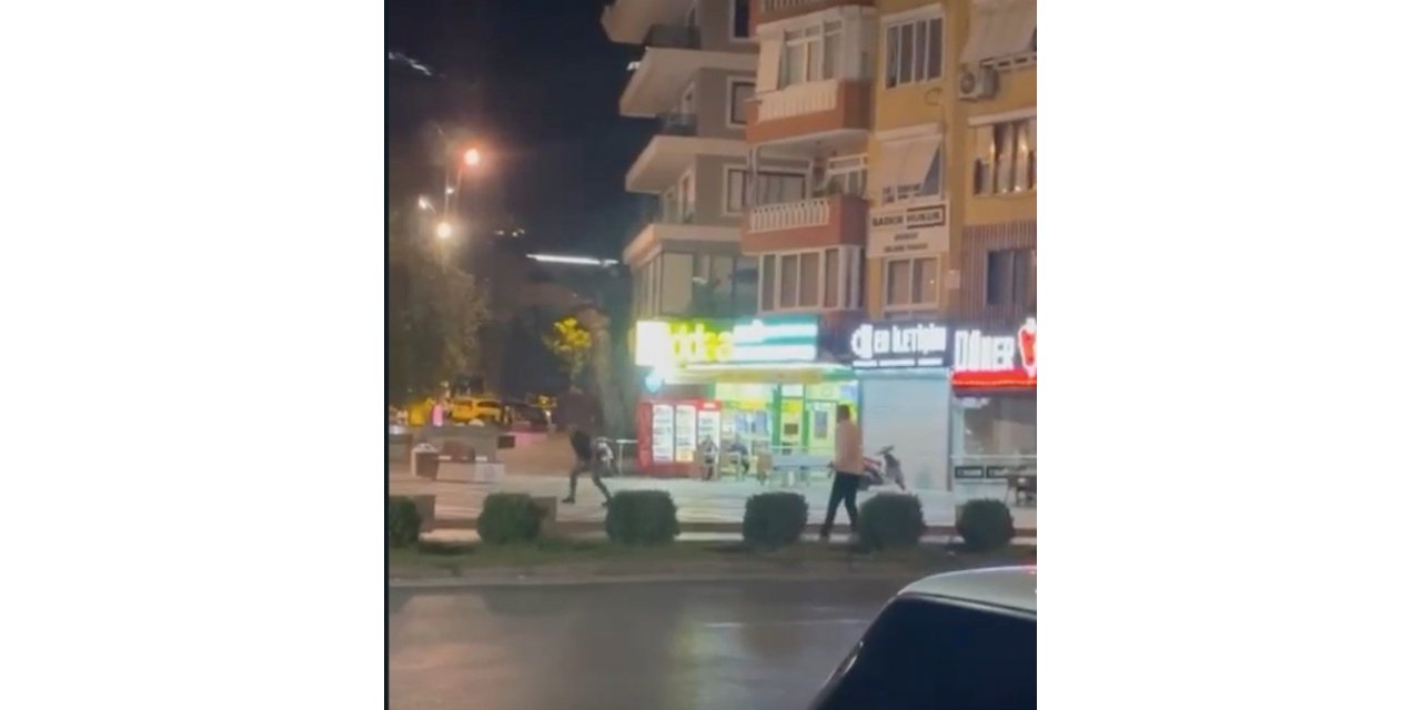 Alanya’da tartışma silahlı kavgaya döndü, o anlar kamerada