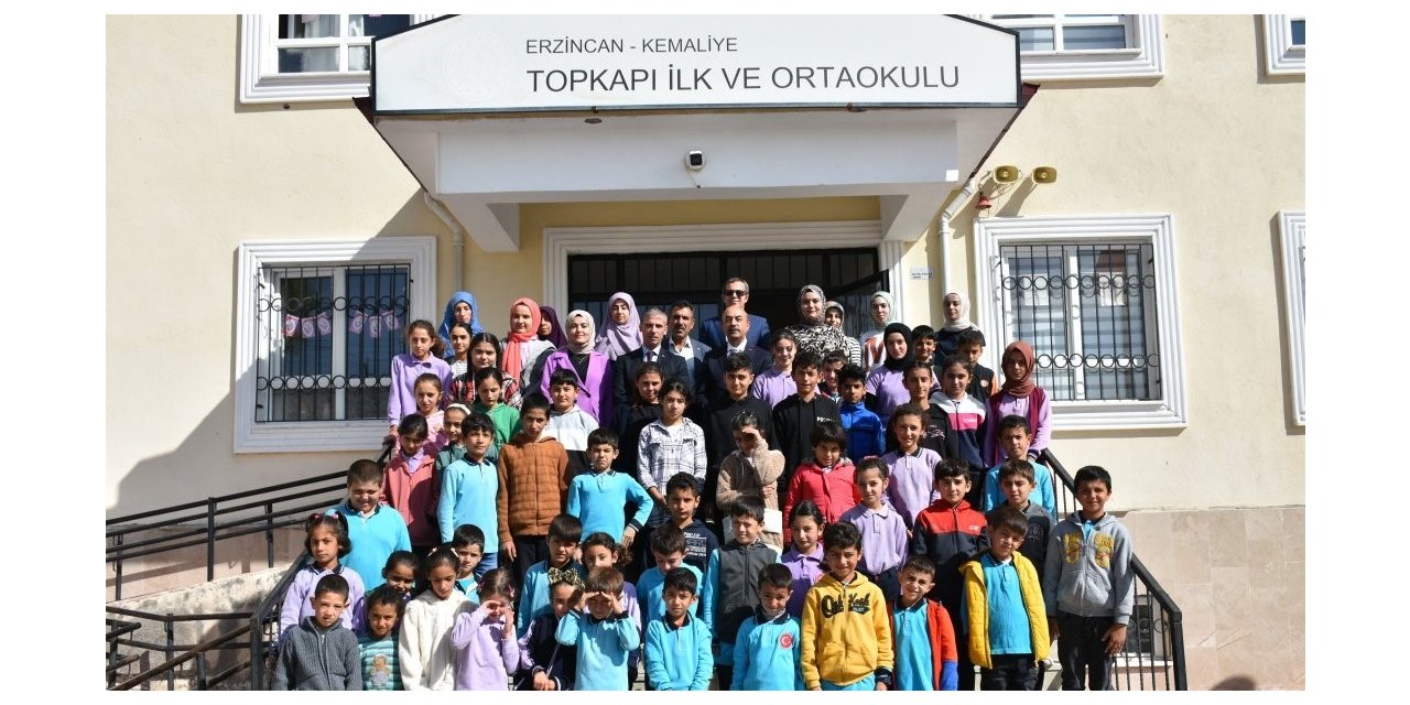 Milli Eğitim Müdürü Kartal, Kemaliye’de okulları denetledi