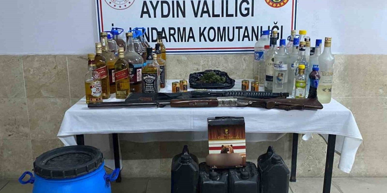 Nazilli’de sahte alkol operasyonu