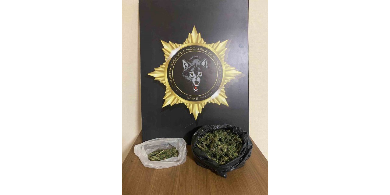 Samsun’da bir evde uyuşturucu ele geçti