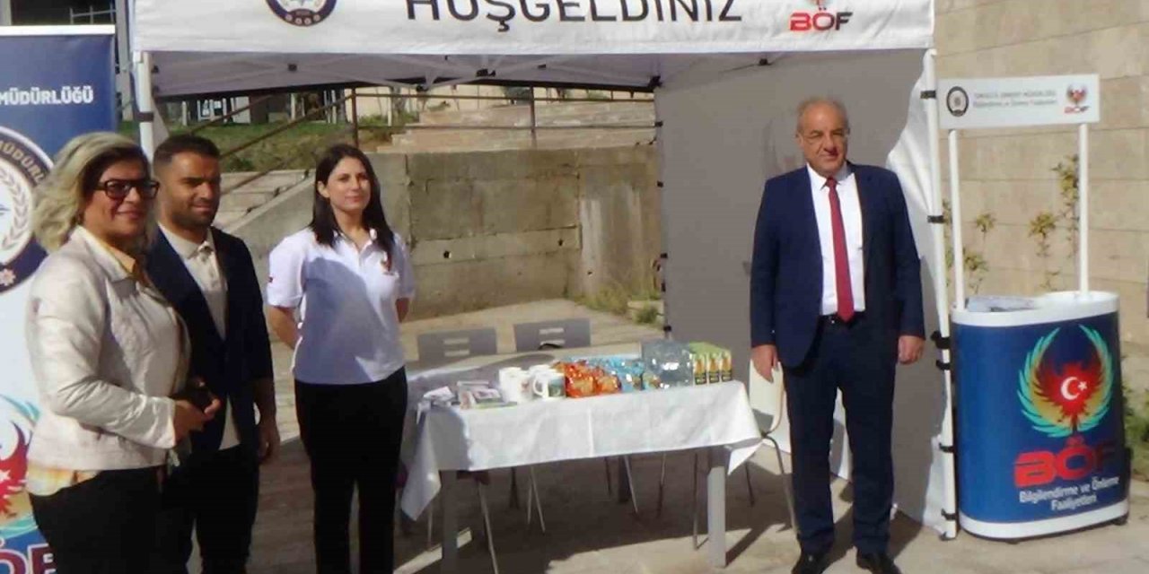 Tunceli Emniyet Müdürlüğünden öğrencilere bilgilendirme