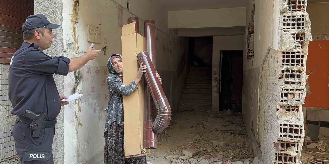 Ağır hasarlı binada ekipleri harekete geçiren anons: İntihar girişimi için gittiler gerçek bambaşka çıktı