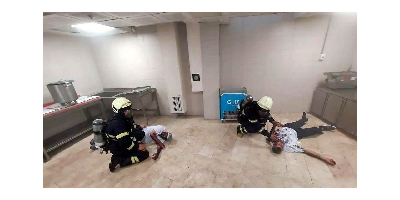 Çarşamba Devlet Hastanesi’nde afet tatbikatı