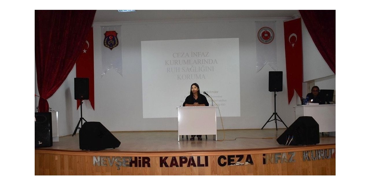 Hükümlü ve tutuklulara ruh sağlığı anlatıldı