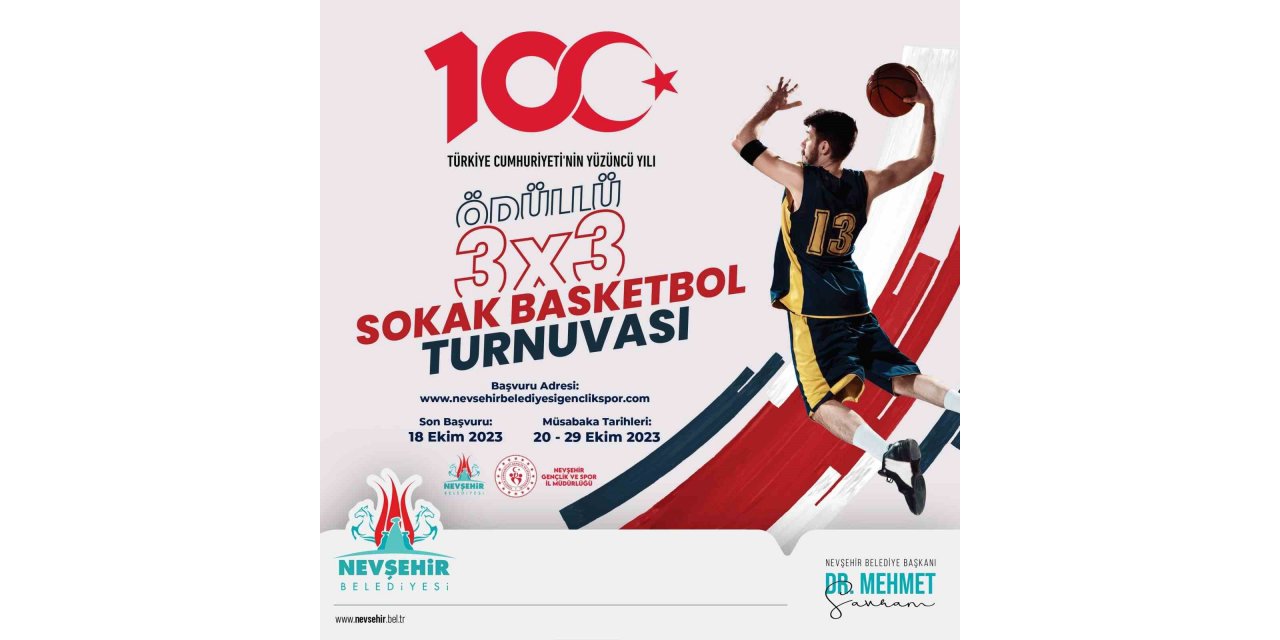 Sokak basketbol turnuvası için müracaatlar başladı