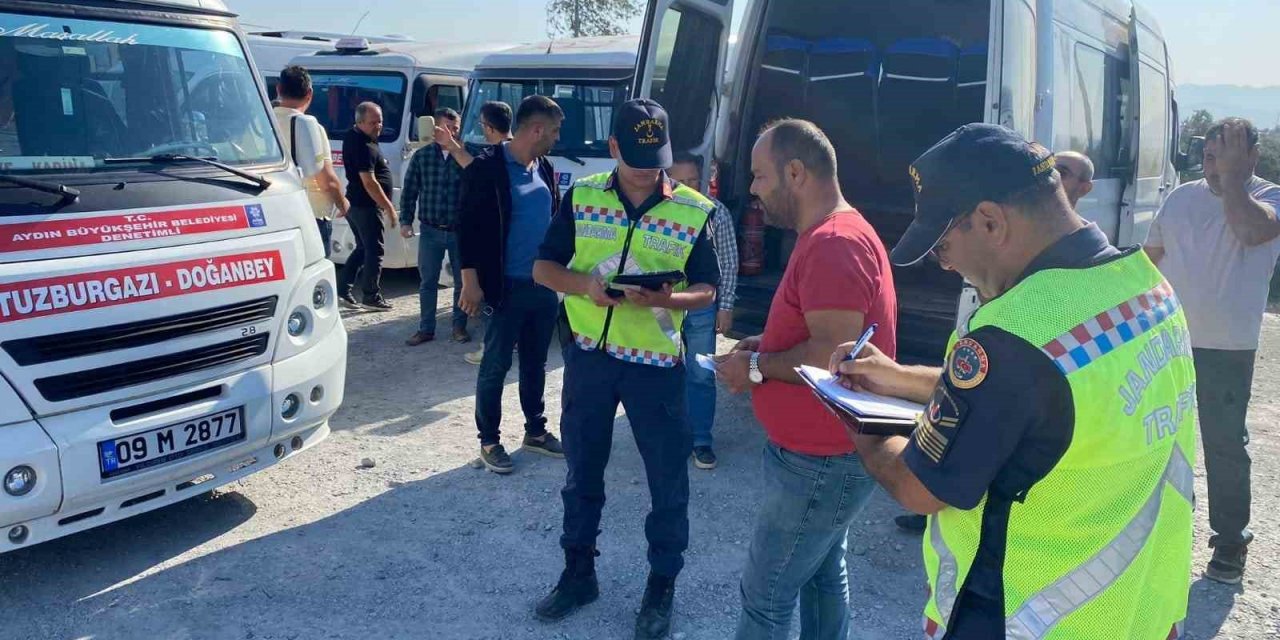 Söke’de öğrenci servisleri sıkı takipte