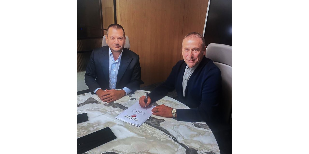 Abdullah Avcı, boş sözleşmeyi imzaladı