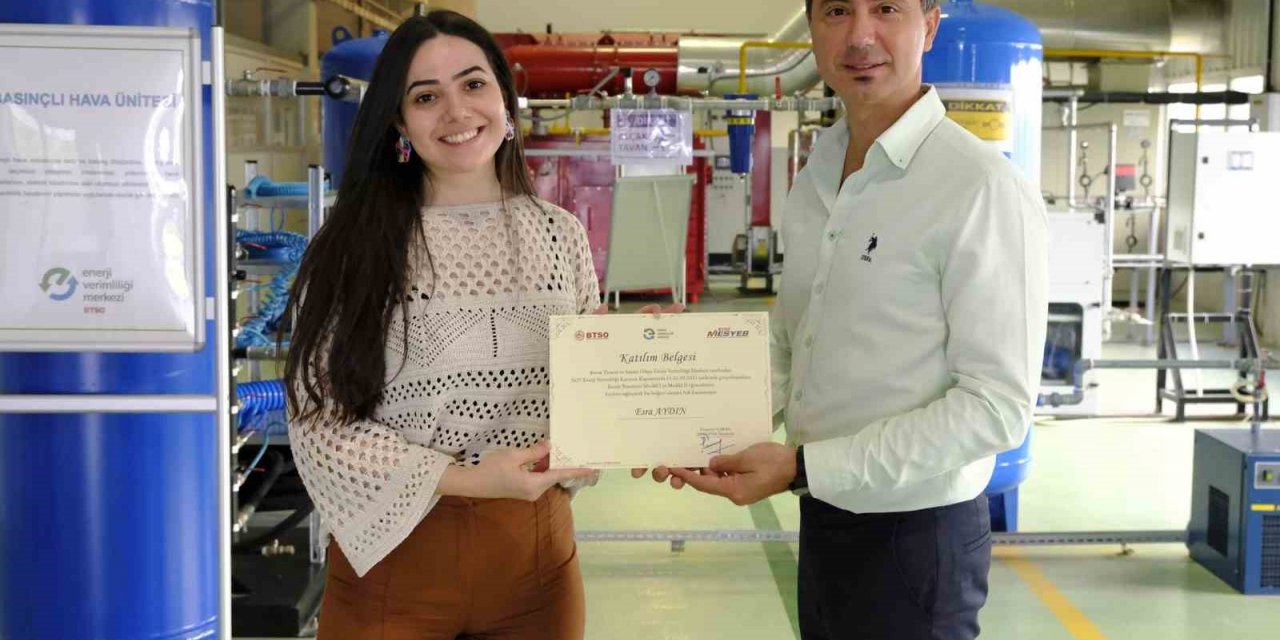 BTSO EVM ‘Sertifikalı Enerji Yöneticisi’ eğitimlerinde ilk mezunlarını verdi