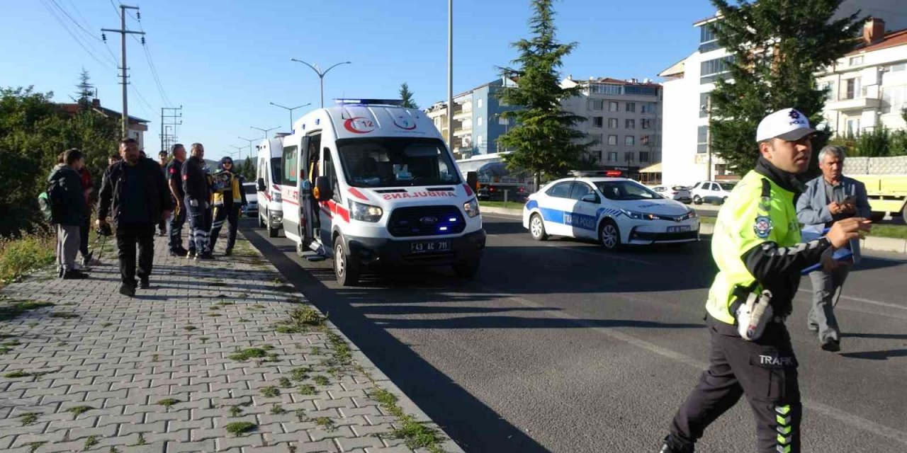 Tavşanlı’da trafik kazası: 1 yaralı