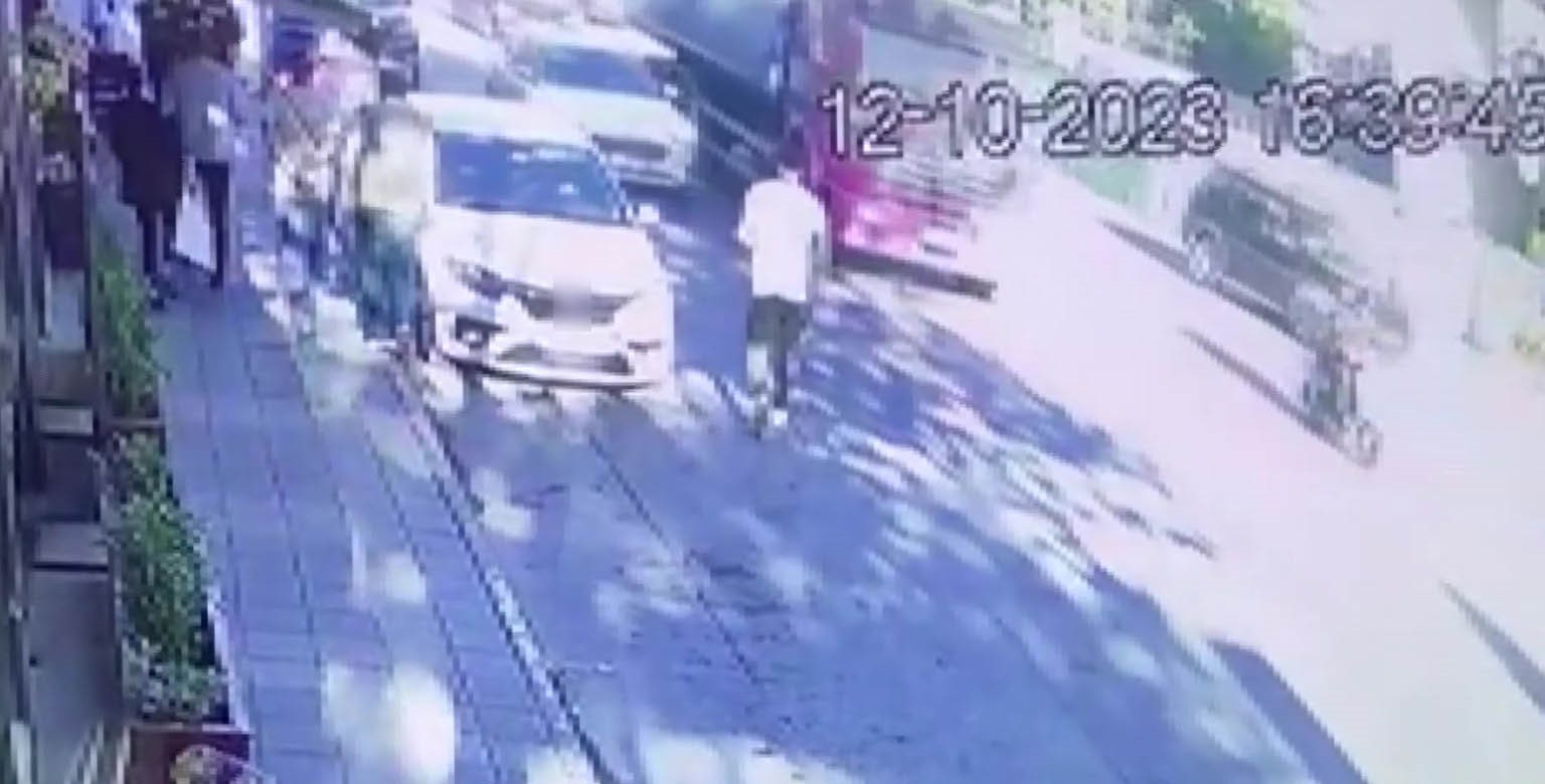 İhbara giden muhabir ezilmekten son anda kurtuldu