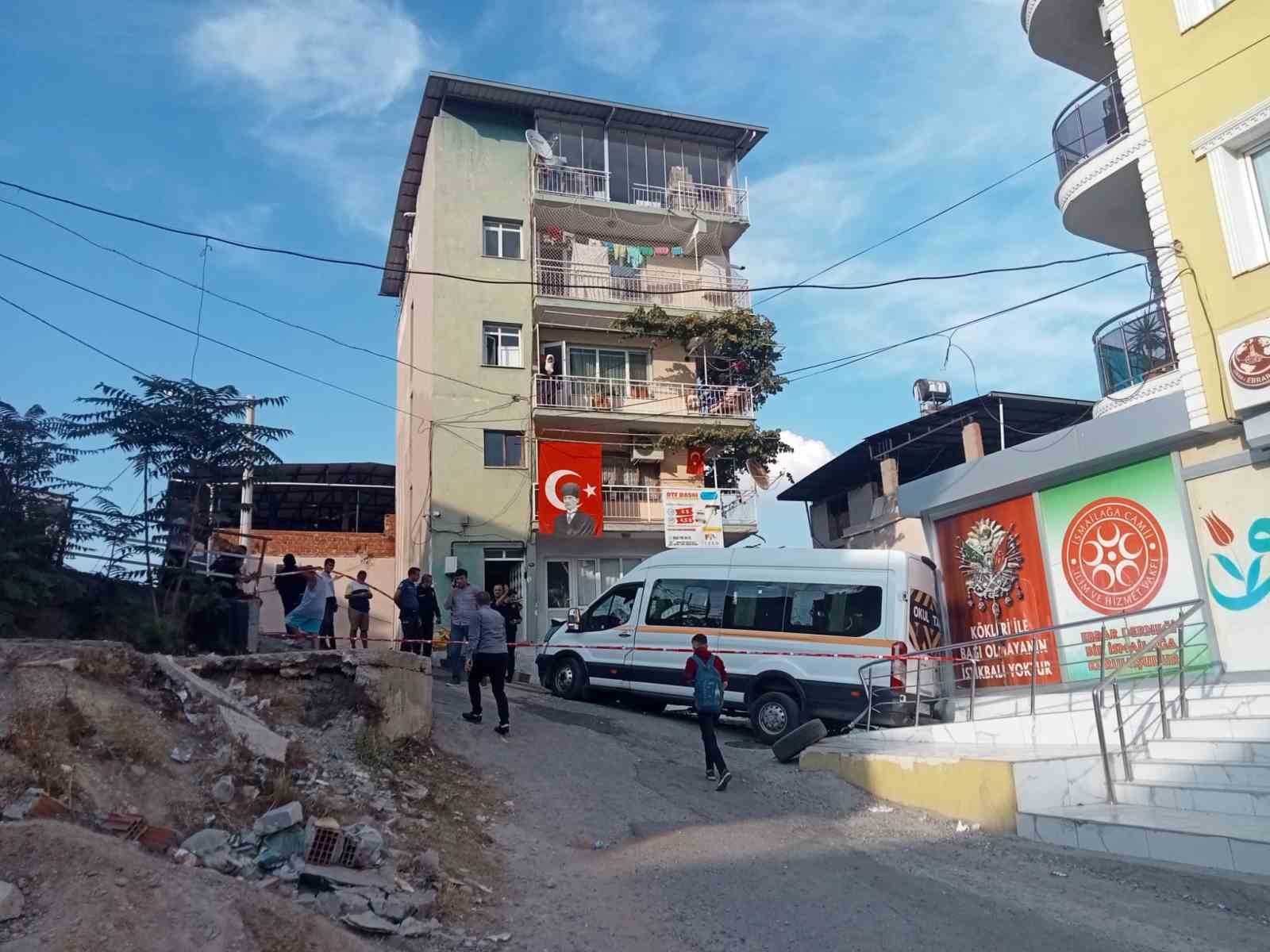Freni patlayan işçi servisi korku dolu anlar yaşattı