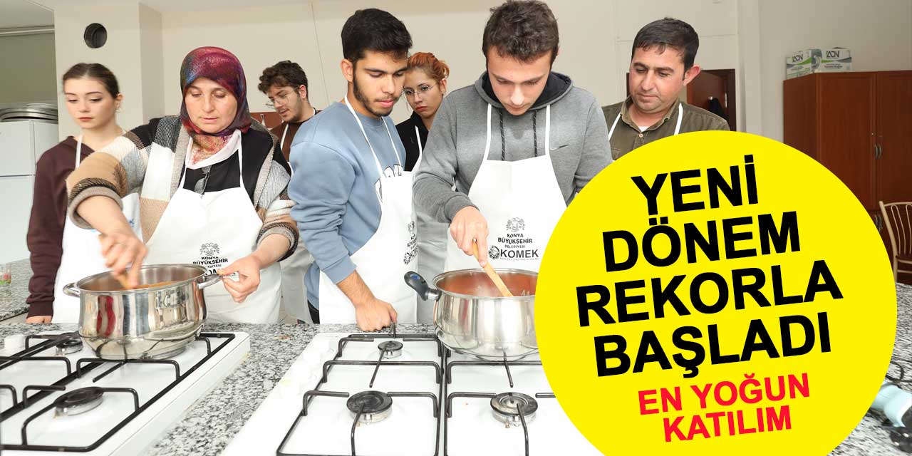 KOMEK'te yeni dönem rekorla başladı! En yoğun katılım
