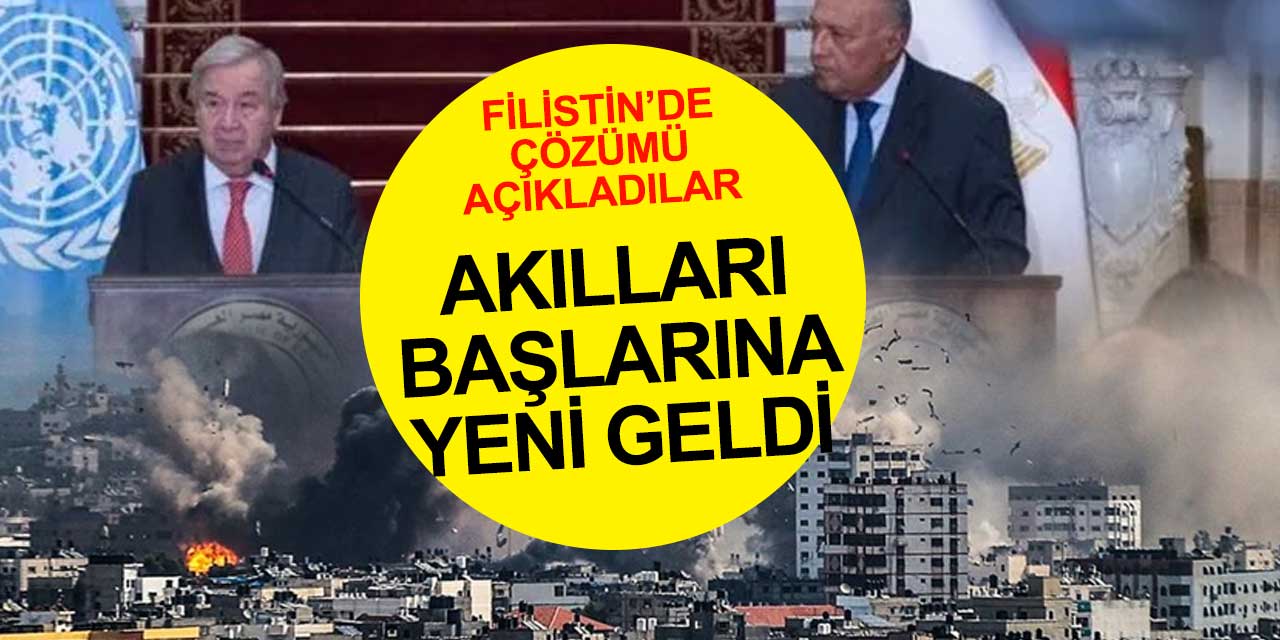 Akılları Başlarına Geldi: Filistin'de Barış İçin İki Devletli Çözüm Şartmış