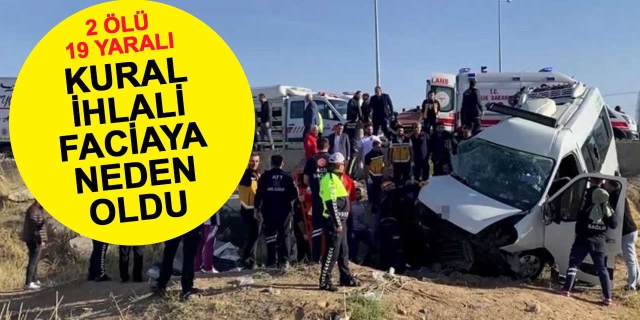 Aksaray-Ankara yolunda işçi servisi ile kamyonet çarpıştı: Ölü ve yaralılar var