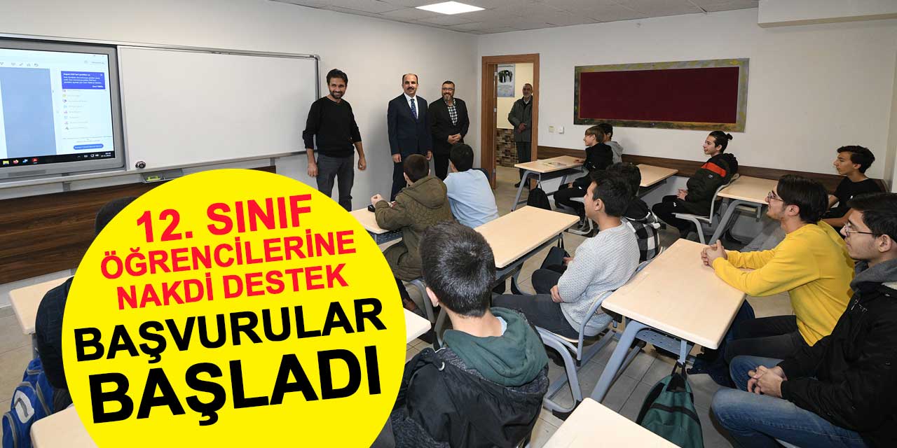 12. sınıf öğrencilerine 3000 lira nakdi destek başvuruları başladı