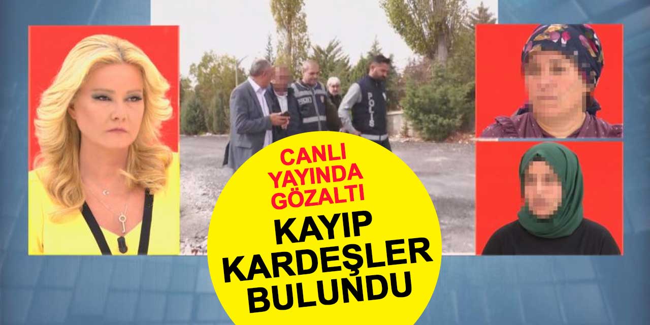 Müge Anlı Konya'da kaybolan iki kardeşi buldu! Baba canlı yayında itiraf etti