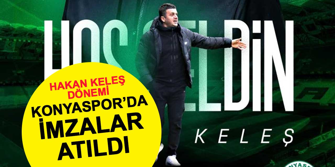 Konyaspor, Teknik Direktör Hakan Keleş İle Anlaştı