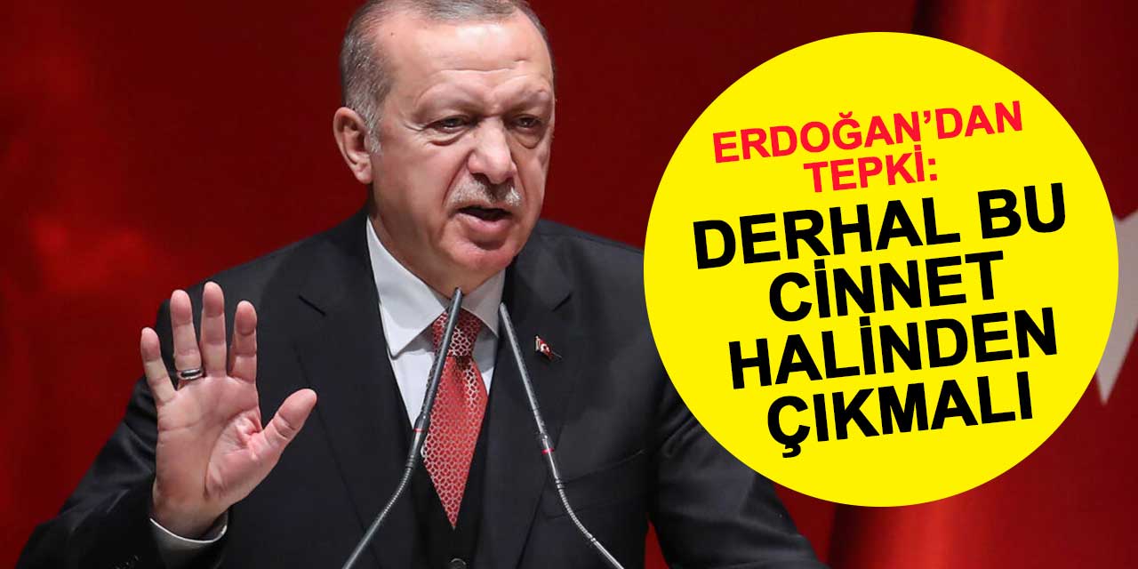 Cumhurbaşkanı Erdoğan: İsrail derhal bu cinnet halinden çıkmalı