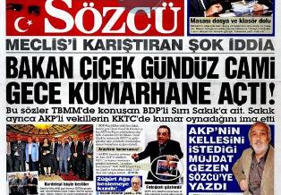 Bakan Çiçek kumarhane mi açtı?