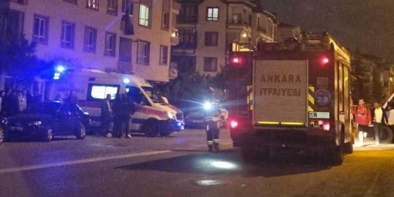 Ankara’da yokuş aşağı ilerleyen araç duramadı