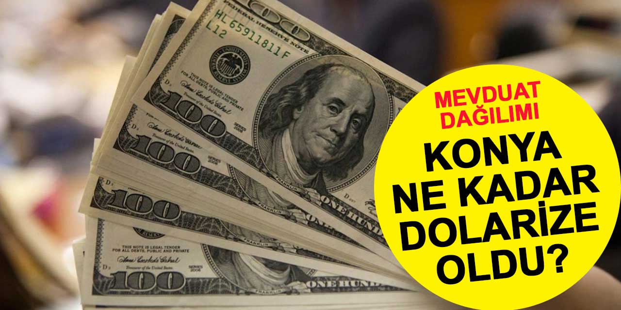 Türkiye'de mevduat dağılımı: Konya ne kadar dolarize oldu?