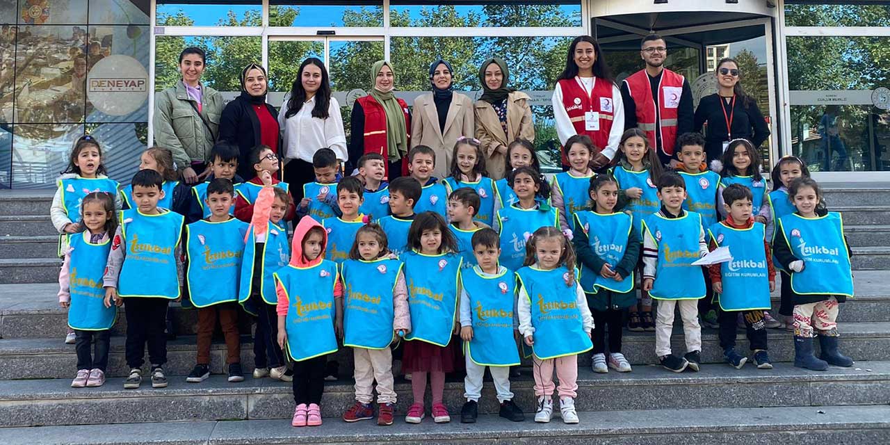 Konya Özel İstikbal Anaokulu Öğrencileri Türk Kızılayı'nı Yakından Tanıdı