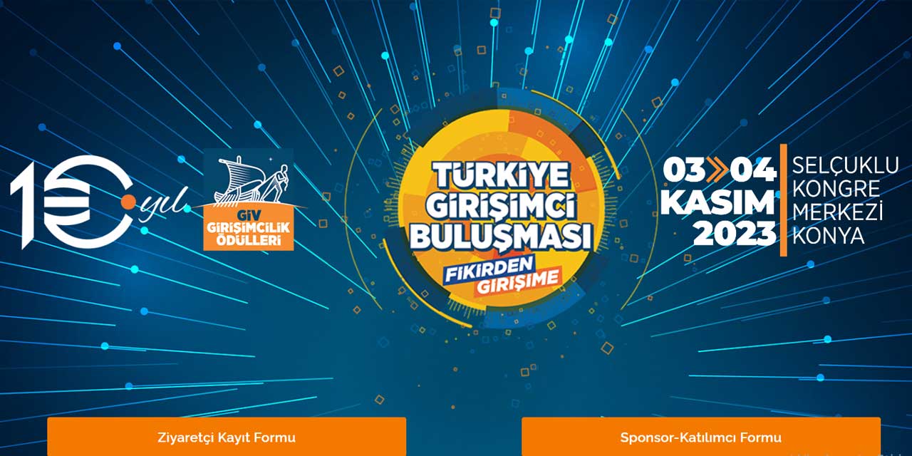 3-4 Kasım'da Konya'da düzenlenecek Türkiye Girişimci Buluşması programı