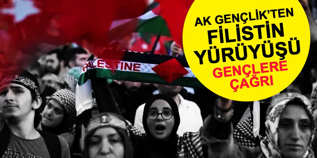 AK Parti Konya Gençlik Kolları, Filistin için yürüyecek