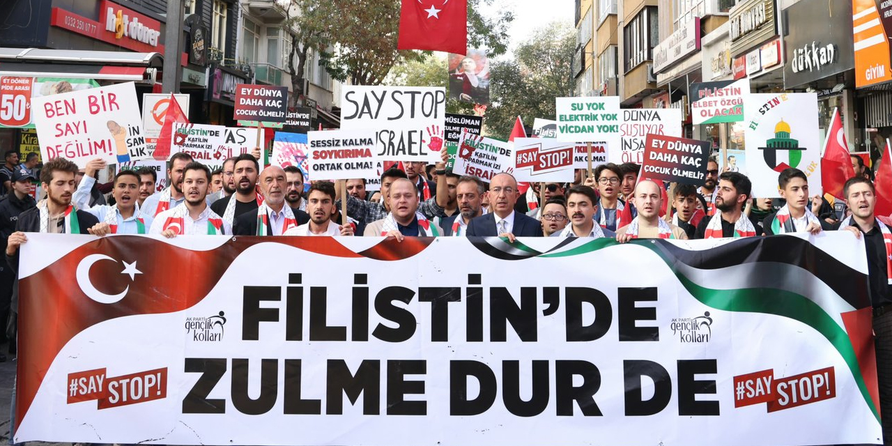 Konya Filistin davasına sahip çıkıyor!