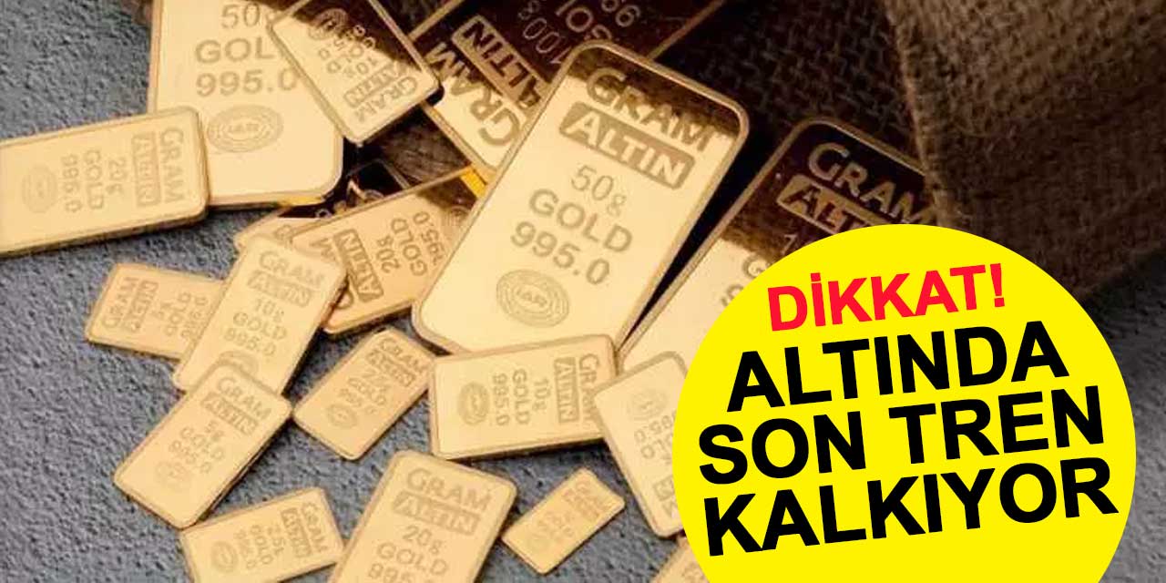 Uzman isimden yatırımcılara uyarı: Gram altında son tren 1880 lira