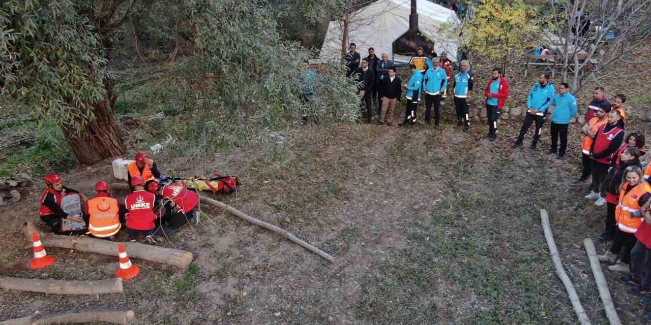 Kapadokya'nın giriş kapısında afet hazırlığı