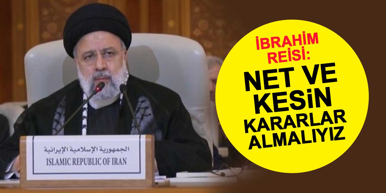 İran Cumhurbaşkanı İbrahim Reisi: Filistin için net ve kesin kararlar almalıyız