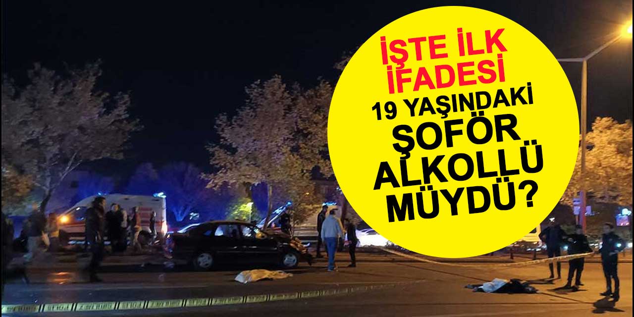 Konya'da kalabalık yaya grubuna çarpan 19 yaşındaki şoförün ilk ifadesi: Duramadım