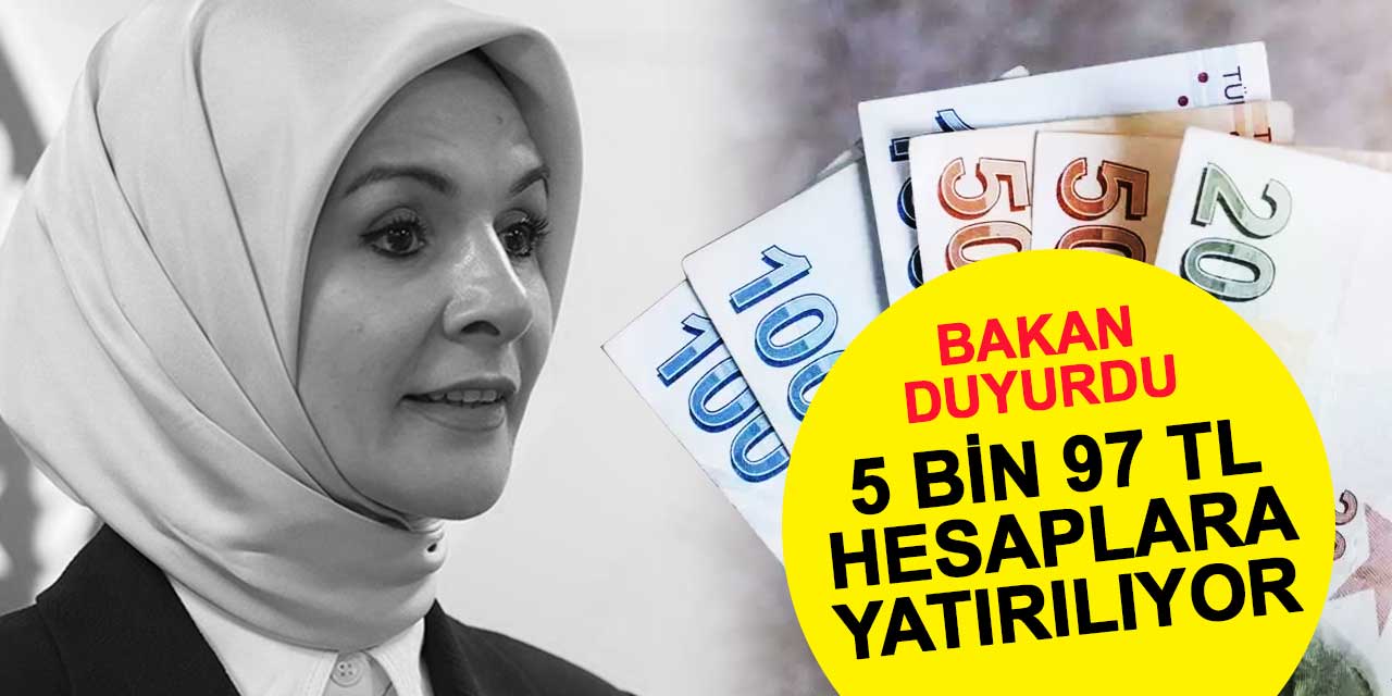Bakan duyurdu: 5 bin TL'lik Evde Bakım Yardımı hesaplara yatırılıyor