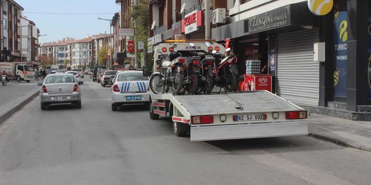 Karapınar'da KGYS destekli trafik denetimi
