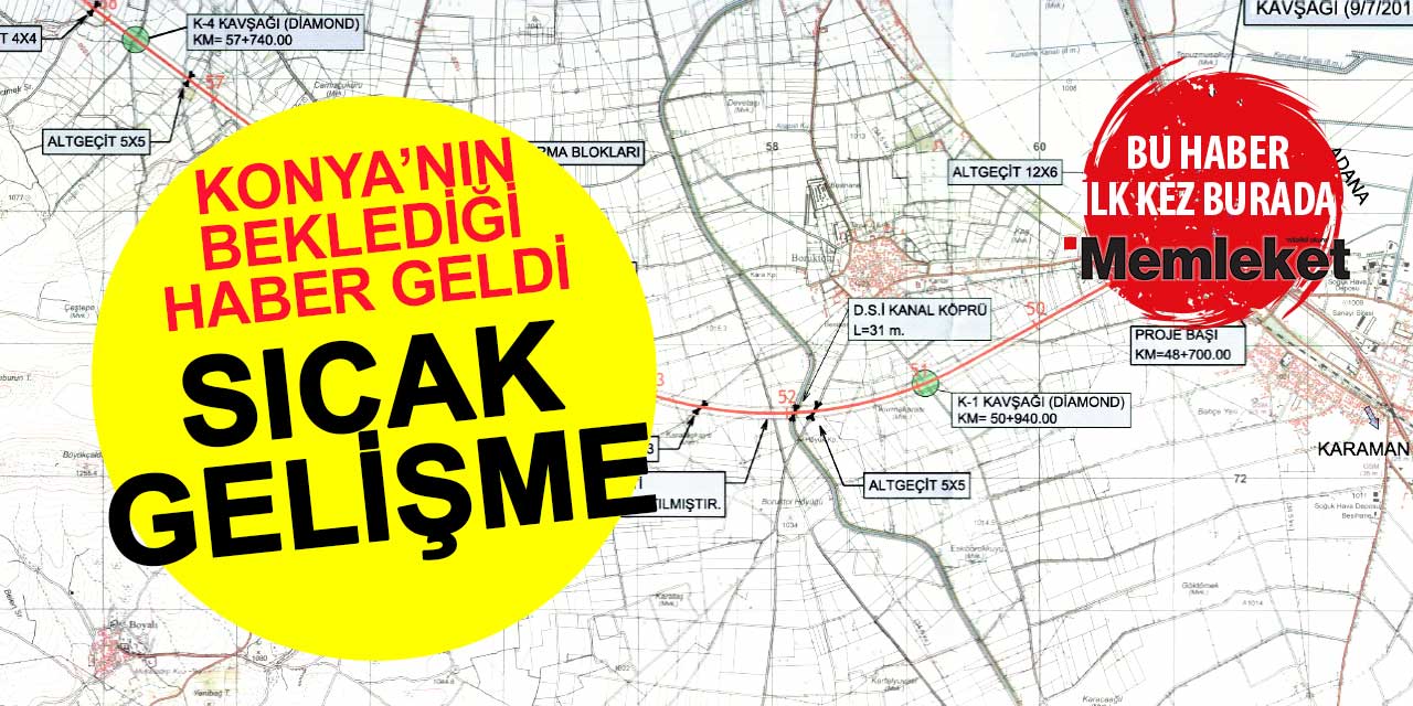 Konya Çevreyolu Nihayet Tamamlanıyor