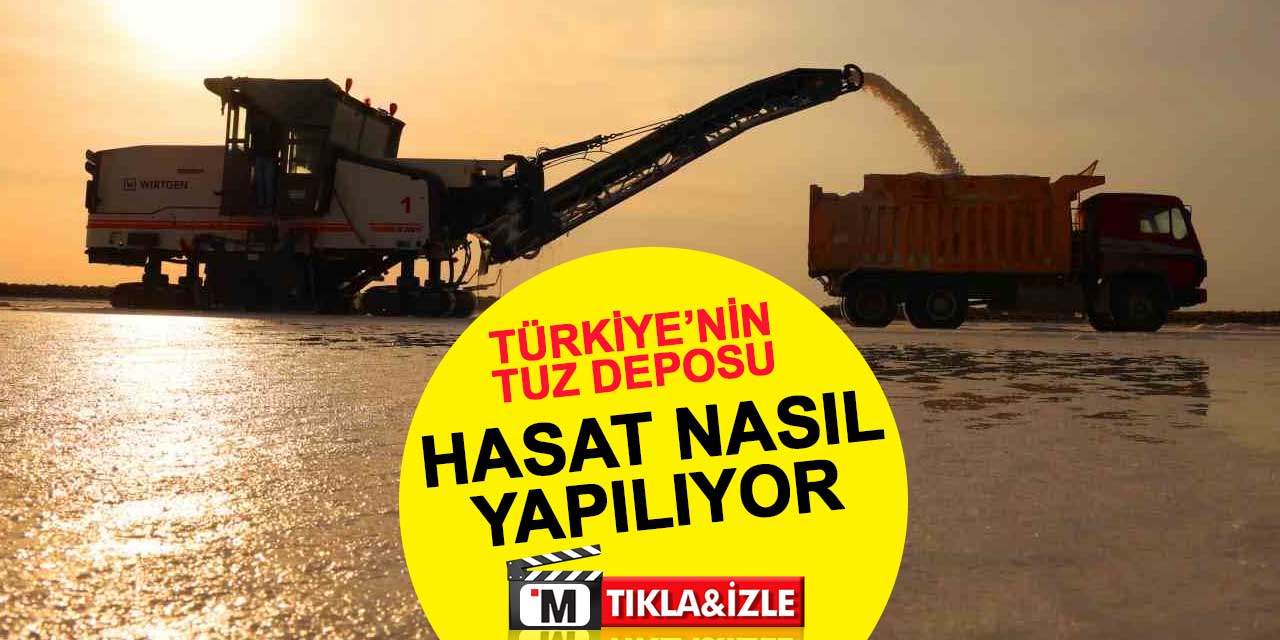 Tuz Gölü'nde hasat nasıl yapılıyor?